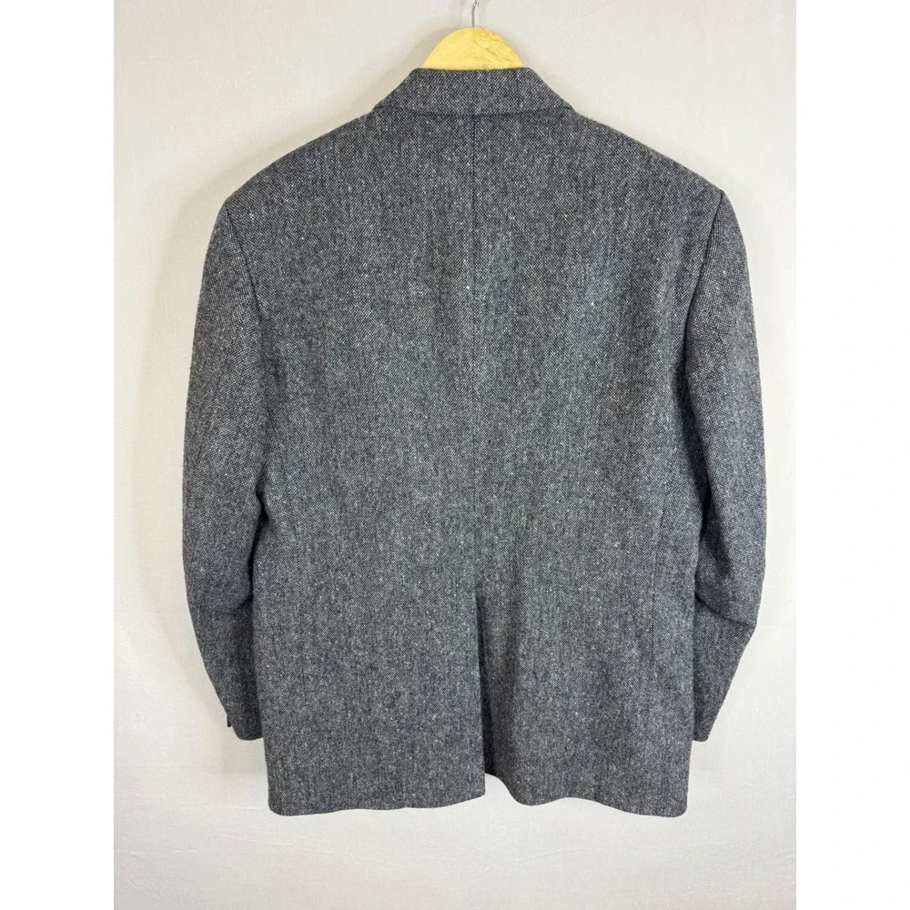Magee Donegal Tweed Mens Grey‎ Wool Blazer Sport Coat 42 Reg Woven in Ireland
